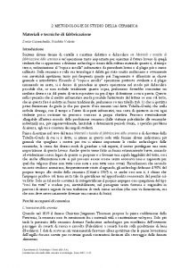 Materiali e tecniche di lavorazione